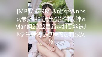 [MP4/ 449M]&nbsp;&nbsp;最新极品流出爱丝袜女神vivian姐2022最新定制黑丝袜JK学生装诱惑怼操内射制服女孩