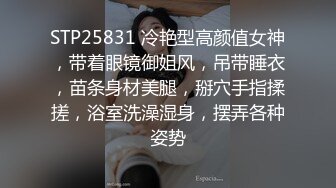 STP25831 冷艳型高颜值女神，带着眼镜御姐风，吊带睡衣，苗条身材美腿，掰穴手指揉搓，浴室洗澡湿身，摆弄各种姿势