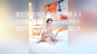 美巨乳大学生来自己家里 6 1A小姐21岁， E罩杯的2M小姐23岁，D罩杯的3S小姐18岁