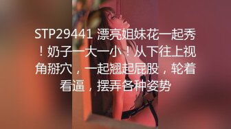 STP29441 漂亮姐妹花一起秀！奶子一大一小！从下往上视角掰穴，一起翘起屁股，轮着看逼，摆弄各种姿势