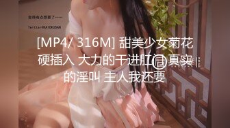 [MP4/ 316M] 甜美少女菊花硬插入 大力的干进肛门 真实的淫叫 主人我还要