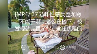 [MP4/ 375M] 性感反差尤物 “不能干啊，老公在楼下，被发现就完蛋了”，端庄优雅的反差人妻